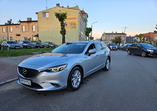 Mazda 6 cena 45900 przebieg: 205000, rok produkcji 2017 z Wągrowiec małe 211